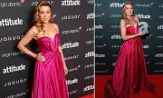 Dannii Minogue Stuns in Fuchsia Gown as She Accepts Ally of the Year Honour at Virgin Atlantic Attitude Awards