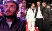 David Beckham and Jackie Chan's Courtside Reunion Steals Spotlight at NBA China Game