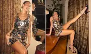 Dua Lipa Stuns in Daring Chain-Link Mini Dress During London Night Out