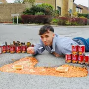 Furious Dad Takes Pothole Repair Into His Own Hands With Ingenious DIY Fix