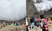 Heart-Stopping Moment: Avalanche Nearly Buries Trekking Camp on World's Highest Peaks