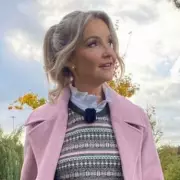 Helen Skelton's Stunning Pink Maxi Coat Steals the Show - Get Her Style Secrets
