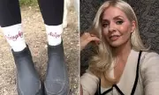 Holly Willoughby's Cheeky Sock Snap Sparks Fan Frenzy! | TV Star's Playful Instagram Post