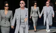Jeff Bezos & Lauren Sanchez's Parisian Style Statement: Power Couple Coordinate in Matching Outfits for Romantic Getaway