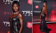 Jodie Turner-Smith Stuns in Daring Backless Gown at Tron: Ares Premiere While Dodging Taylor Swift Question
