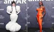 Julia Fox Stuns in Avant-Garde Gown While Jodie Turner-Smith Dazzles at Star-Studded amfAR London Gala