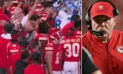Kansas City Chiefs Coach Andy Reid Shoves Photographers in Sideline Meltdown During Lions Brawl