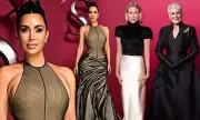 Kim Kardashian Stuns in Silver at 'All's Fair' Premiere: See Her Dazzling Red Carpet Look