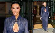 Kim Kardashian Stuns NYC in Jaw-Dropping Sheer Black Gown for 'All's Fair' Premiere