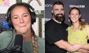 Kylie Kelce's Blunt Take on Husband Jason's Manhood Sparks Internet Frenzy Amid Travis-Taylor Romance