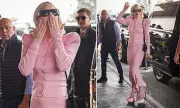 Lady Gaga Flashes Stunning Engagement Ring During Milan Airport Arrival For Devil Wears Prada Sequel