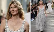 Laura Dern Stuns in Minimalist Chic at Paris Fashion Week with Gabriela Hearst