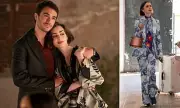 Lily Collins' Fashionable Transformation: From Paris to Rome in Netflix's 'Emily in Paris' Season 4