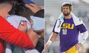 LSU Quarterback Garrett Nussmeier Breaks Down in Tears After Heartbreaking Loss to USC