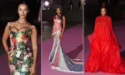 Maya Jama Stuns in Floral Gown at Star-Studded Pink Ball Alongside Naomi Campbell and Janet Jackson