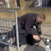 Met Police Officer Under Investigation After Shocking Video Shows Cop Kicking Protester