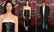 Mia Goth's Edgy Style Steals the Show at Frankenstein Exhibition with Jacob Elordi
