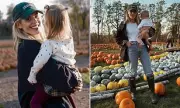 Mollie King's Precious Family Moment: Autumn Pumpkin Picking Adventure With Baby Daughter