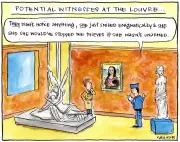 Mona Lisa's Silent Protest: Louvre Masterpieces 'Vandalised' in Bold Political Art Heist