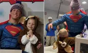 NFL Superstar's Heartwarming Hospital Visit: Crying Fans and a Superman Disguise