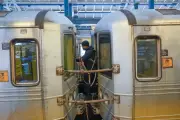 NYPD Officers Remove Children from Subway Train in Brooklyn During Fare Evasion Operation