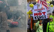 Portland ICE Facility Erupts in Chaos as Tear Gas Deployed Against 'No Kings Day' Protesters
