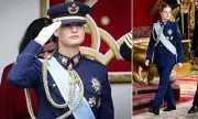 Princess Leonor's Military Debut: Spanish Heir Steps Out in Striking Uniform for National Day