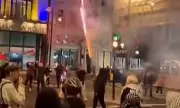 Pro-Palestinian Protesters Unleash Fireworks and 'Intifada' Chants in London Hours After Deadly Synagogue Attack