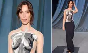 Rebecca Hall Stuns in Daring Semi-Sheer Gown at Academy Museum Gala
