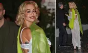 Rita Ora Stuns in Sheer White Dress: A Daring Fashion Statement That Left Little to Imagination