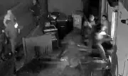 Shocking CCTV: Armed Gang Smashes Through House on Stolen Motorbike in Terrifying Raid