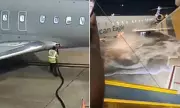 Shocking Runway Incident: Airport Worker Narrowly Escapes Death After Being Sucked into Jet Engine at Dallas-Fort Worth