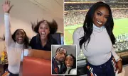 Simone Biles Cheers On Husband Jonathan Owens in Heartwarming NFL Sideline Moment During Chicago Bears Triumph