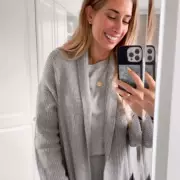 Stacey Solomon's £22 Cardigan Sells Out in Hours - Fans Go Wild for Affordable Fashion Find