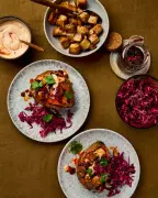 Stuffed Sweet Potato Sensation: Meera Sodha's Smoked Tofu & Chilli Oil Recipe