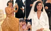 Taylor Swift Sparks Wedding Fever As She Dons Bridal Veil During Girls' Night With Selena Gomez