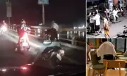 Terrifying Moment Drivers Abandon Vehicles as 6.2 Magnitude Earthquake Rocks Philippines