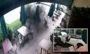 Tourists Flee After Tesla Ploughs Into Miami Beach Restaurant in Dramatic Crash