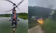 Tragic Final Stream: Influencer Plunges to Death in Fireball Crash After Just Six Hours of Gyrocopter Training
