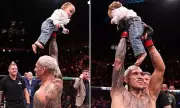 UFC Legend Sparks Fury After Recklessly Dropping Baby Son During Cage Celebration