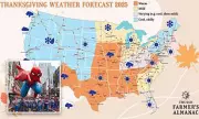 Winter Weather Warning: Farmers' Almanac Predicts Snowy Thanksgiving and Frigid Months Ahead