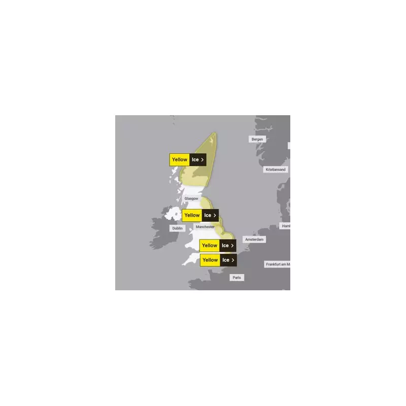 12-Hour Ice Warning: Met Office Issues Urgent Alert for UK