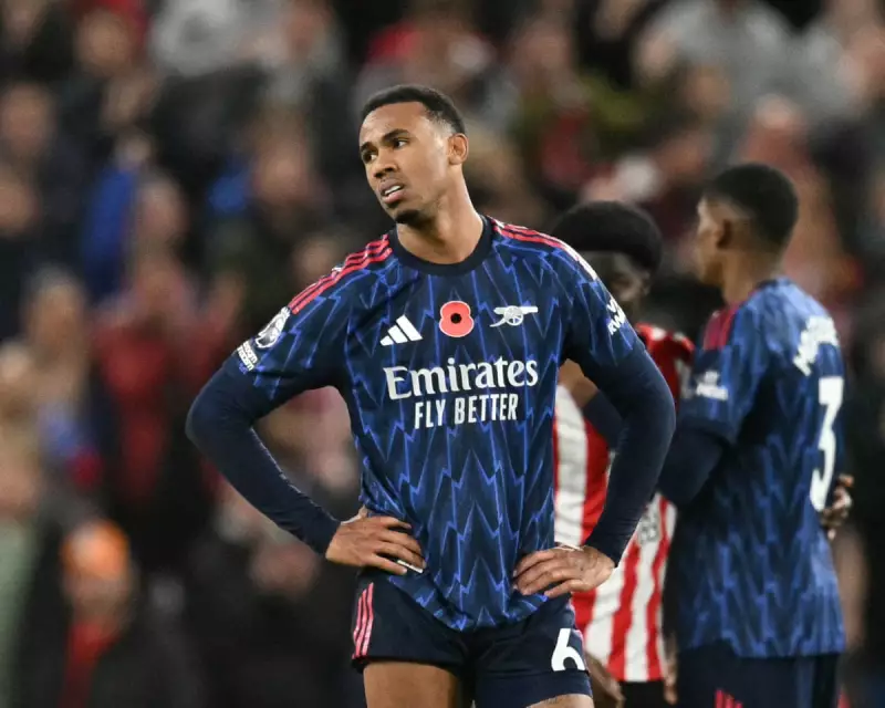 Arsenal's Gabriel Magalhães Out for Weeks with Thigh Injury, Misses Derby
