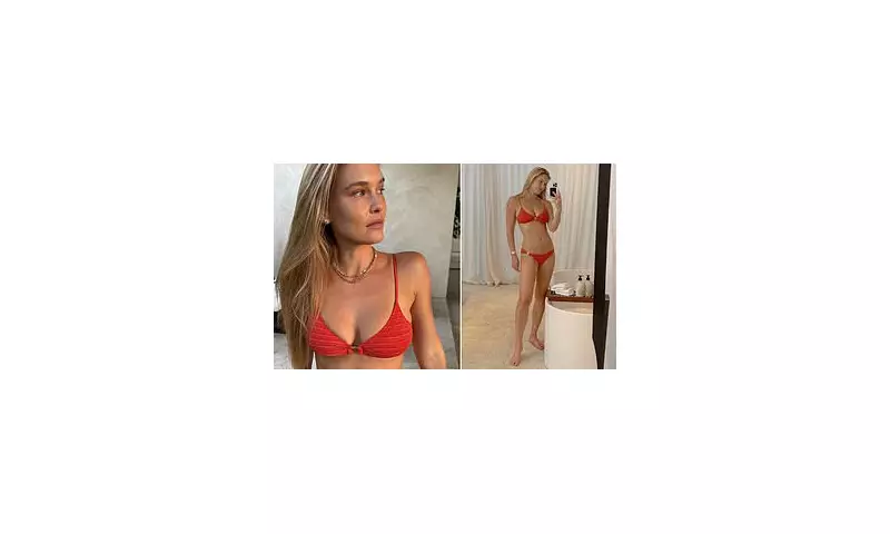 Bar Refaeli, 40, Stuns in Red Bikini Showcasing Gym-Honed Physique