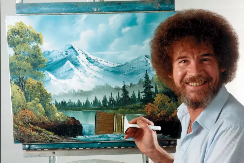 Bob Ross Paintings Fetch £600K in 'Happy Accident' Auction for PBS