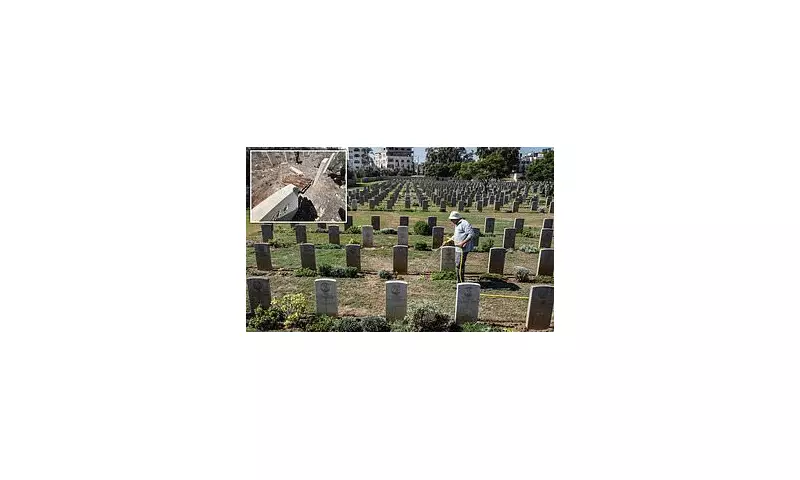 British War Cemetery Damaged in Israeli Airstrike on Hamas Tunnel Network