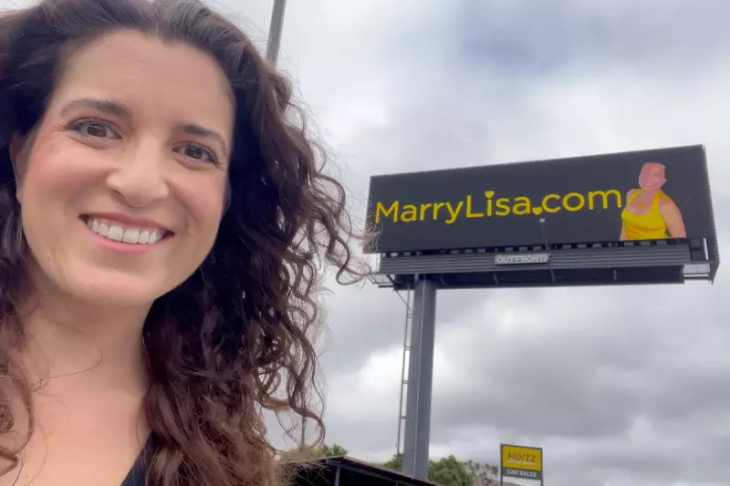 California Billboard Mystery: Who Is Trying to Marry Lisa and Why?