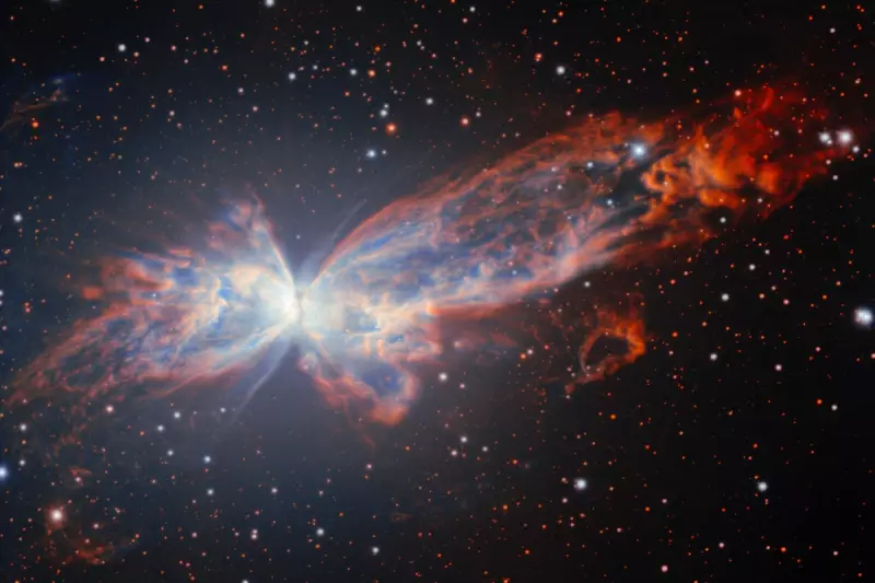Chile Telescope Captures Stunning Butterfly Nebula Image 2,500 Light-Years Away
