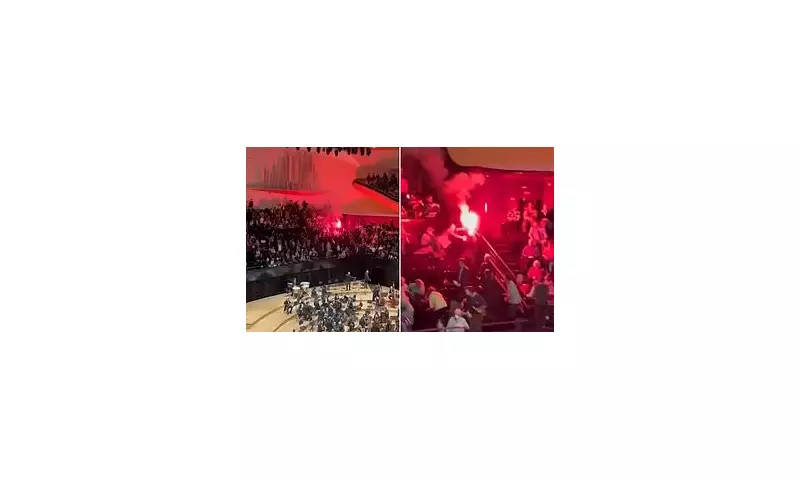 Concert Chaos: Pro-Palestinian Protesters Storm Israeli Orchestra Performance in Paris with Flares and Violence