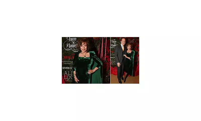 Dame Joan Collins, 92, Shows Youthful Glow at Christmas Carol Concert